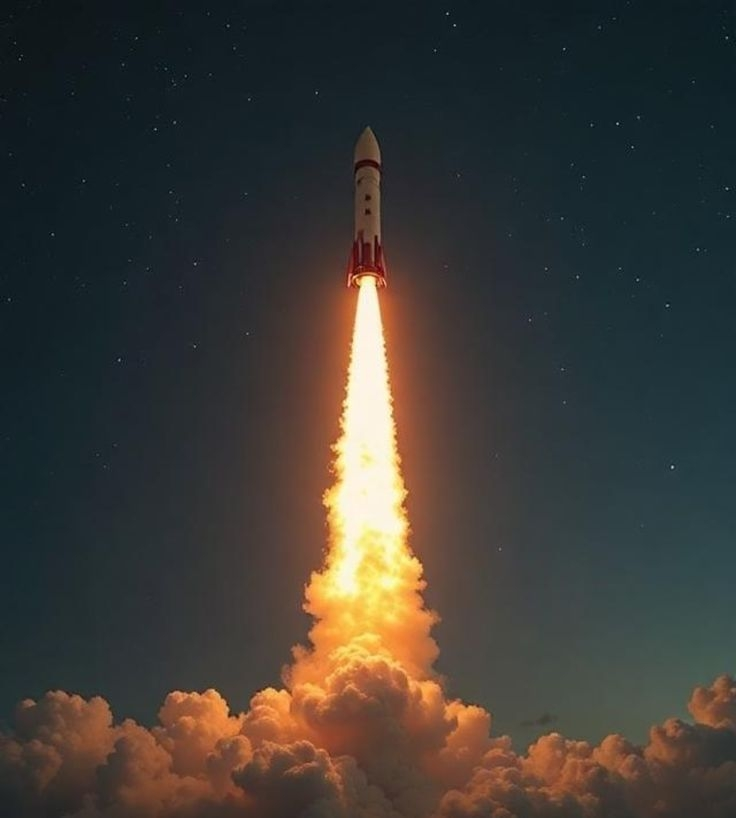 ракета на старте